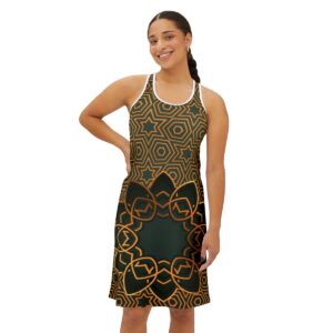 Arabic Theme - Women's Racerback Dress (AOP)