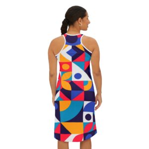 Flat Mosaic Background - Women's Racerback Dress (AOP) - Image 4