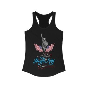 4th of July - Women Racerback Tank - Giftz for your loved ones