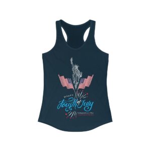 4th of July - Women Racerback Tank - Giftz for your loved ones