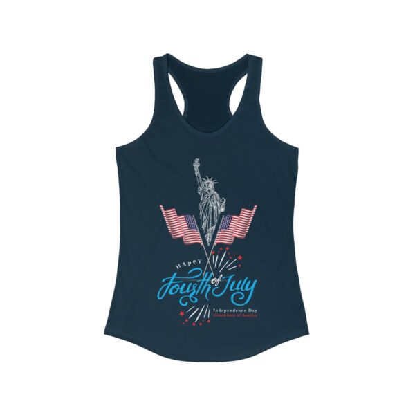 4th of July - Women Racerback Tank - Giftz for your loved ones