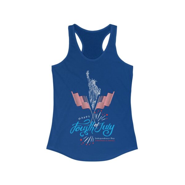 4th of July - Women Racerback Tank - Giftz for your loved ones