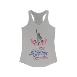 4th of July - Women Racerback Tank - Giftz for your loved ones
