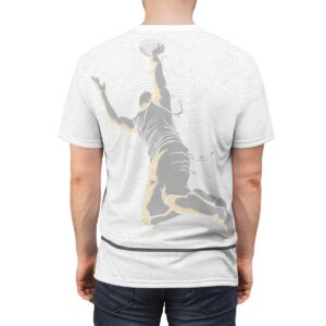 I'm Nothing Without You (Basketball) - Unisex, White Color Cut & Sew Tee (AOP) - Image 6