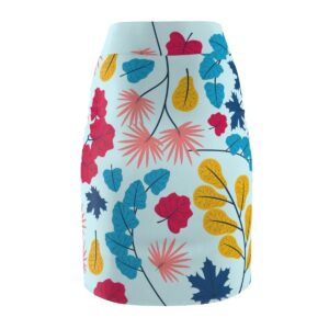 Spring Flower Pattern - Women's Pencil Skirt (AOP) - Image 3