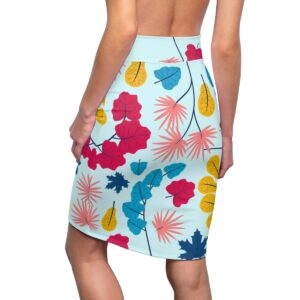 Spring Flower Pattern - Women's Pencil Skirt (AOP) - Image 6