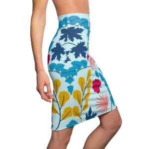 Spring Flower Pattern - Women's Pencil Skirt (AOP) - Image 7
