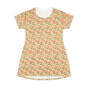 Flower Pattern Boski - T-Shirt Dress (AOP) - Image 2