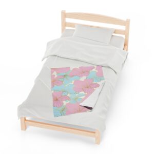 Spring Essential Flowers - Velveteen Plush Blanket - Image 13