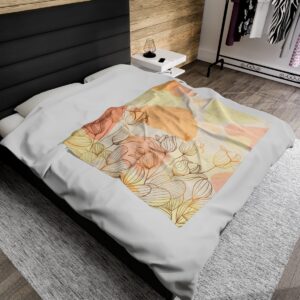 Spring Flowers - Velveteen Plush Blanket - Image 20