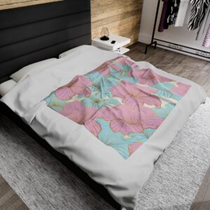 Spring Essential Flowers - Velveteen Plush Blanket - Image 20