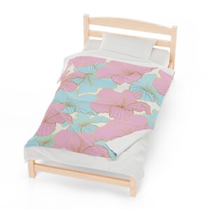 Spring Essential Flowers - Velveteen Plush Blanket - Image 21