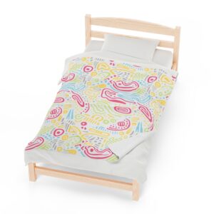 Spring Essentials Pattern - Velveteen Plush Blanket - Image 21