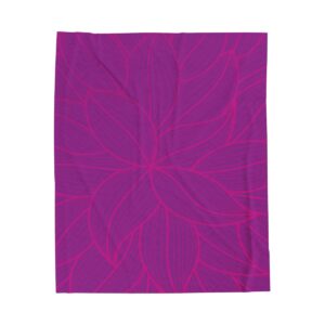 Big Leaves - Velveteen Plush Blanket - Image 17
