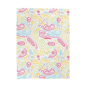 Spring Essentials Pattern - Velveteen Plush Blanket - Image 2