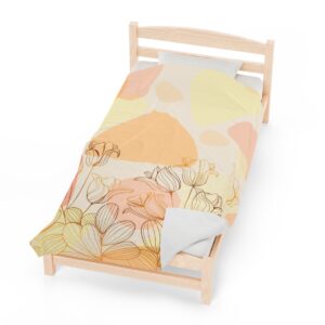 Spring Flowers - Velveteen Plush Blanket - Image 5