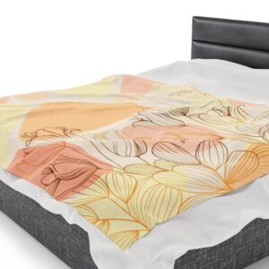 Spring Flowers - Velveteen Plush Blanket - Image 7