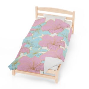 Spring Essential Flowers - Velveteen Plush Blanket - Image 5