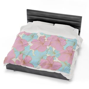 Spring Essential Flowers - Velveteen Plush Blanket - Image 6