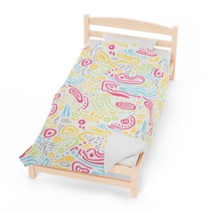 Spring Essentials Pattern - Velveteen Plush Blanket - Image 5