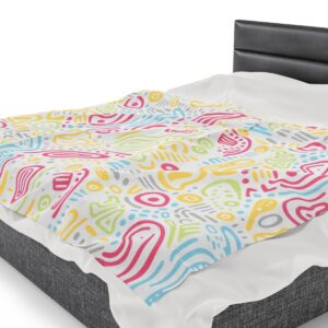 Spring Essentials Pattern - Velveteen Plush Blanket - Image 7