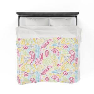 Spring Essentials Pattern - Velveteen Plush Blanket - Image 8