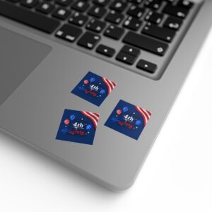 Celebrate the Independence Day of America with 4th of July Square Sticker Rolls! - Image 11