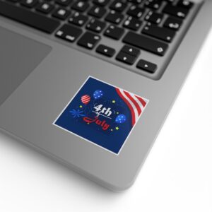Celebrate the Independence Day of America with 4th of July Square Sticker Rolls! - Image 4