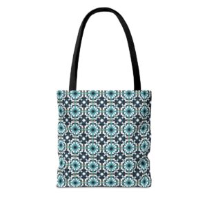 Arabic Light Mosaic Art Pattern Tote Bag (AOP) - Image 6