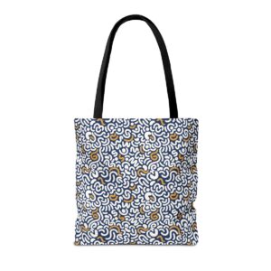 Two Color Pattern Art Tote Bag (AOP) - Image 10