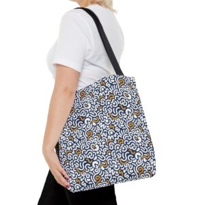 Two Color Pattern Art Tote Bag (AOP) - Image 12