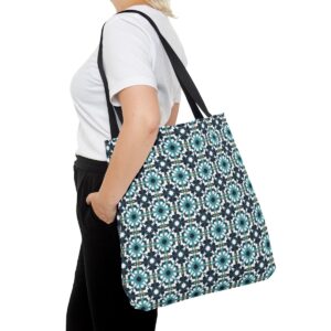 Arabic Light Mosaic Art Pattern Tote Bag (AOP) - Image 12