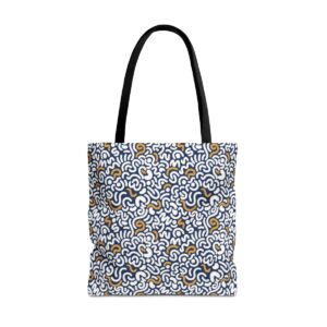 Two Color Pattern Art Tote Bag (AOP) - Image 2