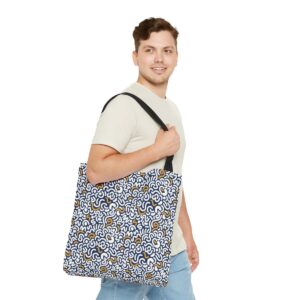 Two Color Pattern Art Tote Bag (AOP) - Image 4