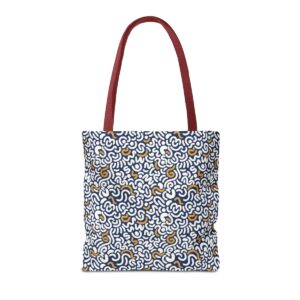 Two Color Pattern Art Tote Bag (AOP) - Image 18