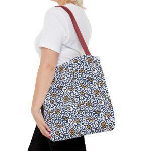 Two Color Pattern Art Tote Bag (AOP) - Image 20