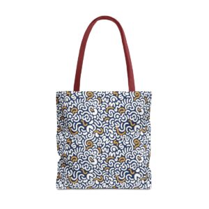 Two Color Pattern Art Tote Bag (AOP) - Image 21