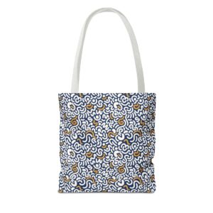 Two Color Pattern Art Tote Bag (AOP) - Image 26