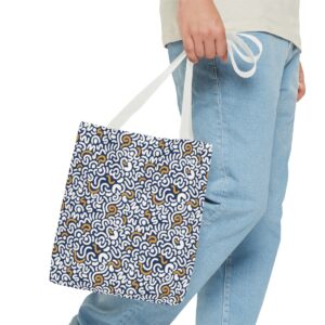 Two Color Pattern Art Tote Bag (AOP) - Image 27