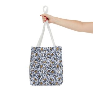 Two Color Pattern Art Tote Bag (AOP) - Image 28