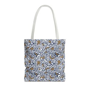 Two Color Pattern Art Tote Bag (AOP) - Image 29