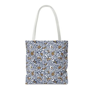 Two Color Pattern Art Tote Bag (AOP) - Image 30