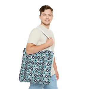 Arabic Light Mosaic Art Pattern Tote Bag (AOP) - Image 35