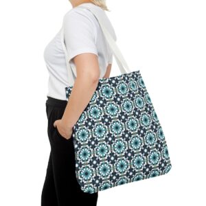 Arabic Light Mosaic Art Pattern Tote Bag (AOP) - Image 36