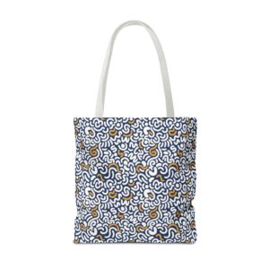 Two Color Pattern Art Tote Bag (AOP) - Image 34