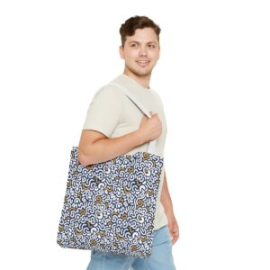 Two Color Pattern Art Tote Bag (AOP) - Image 35