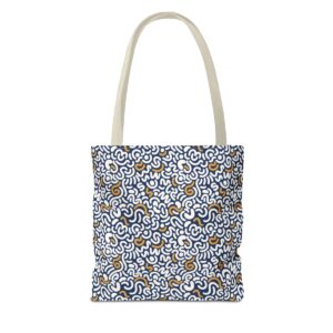 Two Color Pattern Art Tote Bag (AOP) - Image 38