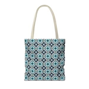 Arabic Light Mosaic Art Pattern Tote Bag (AOP) - Image 42