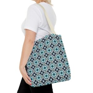 Arabic Light Mosaic Art Pattern Tote Bag (AOP) - Image 44