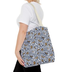 Two Color Pattern Art Tote Bag (AOP) - Image 44